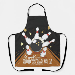 Tablier Paniers à balles de Bowler personnalisées
