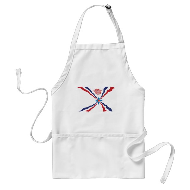 Tablier Paon du drapeau de la nation assyrienne (Devant)