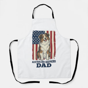Tablier Papa Berger Australien Patriotique Vecteur Vintage