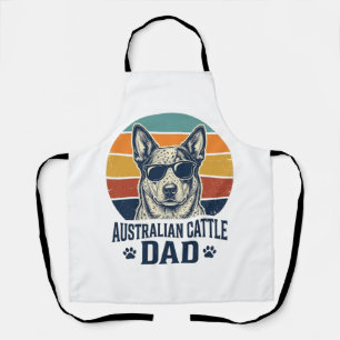 Tablier Papa Chien Bouvier Australien Chemise Vintage Suns