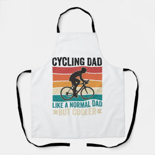 Tablier Papa cycliste T-Shirt Design vintage pour papa_1