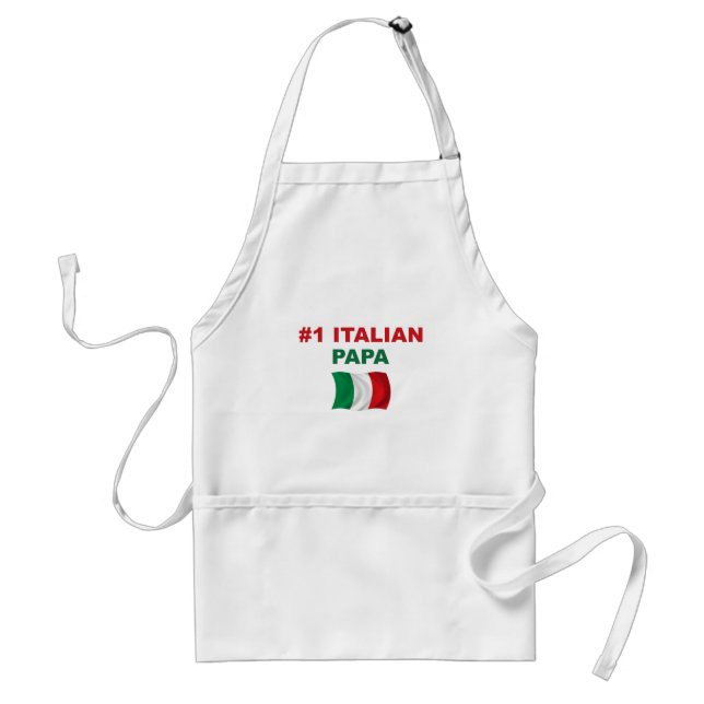 Tablier Papa de l'Italien #1 (Devant)