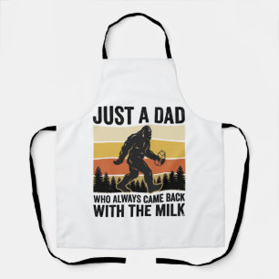Tablier Papa drôle est revenu avec le T-shirt vintage lait