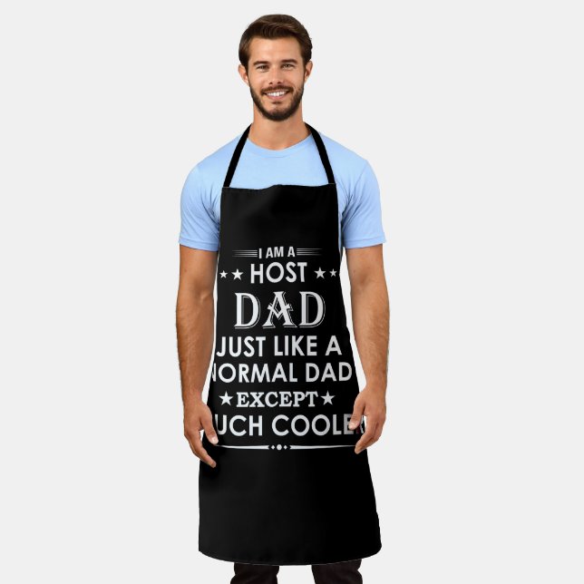 Tablier Papa hôte tout comme papa normal sauf beaucoup de  (Porté)