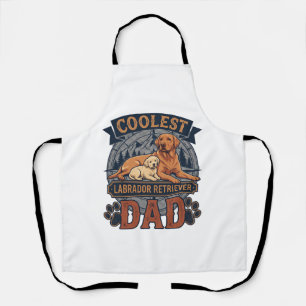 Tablier Papa Labrador Retriever le plus cool Chien Montagn