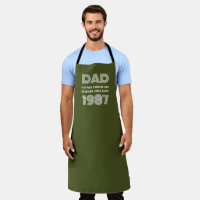 Papa Personnalisé Année Grill Master BBQ Army Gree