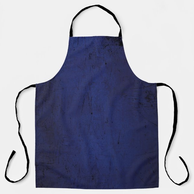 Tablier Papier peint bleu texture (Recto)