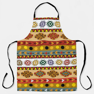 Tablier Papier peint tribal, design artistique ethnique.