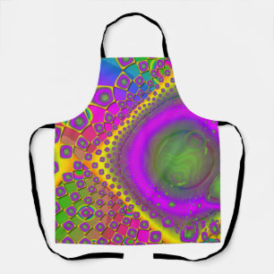 Tablier Papier Pop Neon Psychedelic