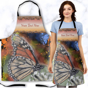 Tablier Papillon abstrait d'anniversaire PV02