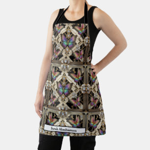 Tablier Papillon Arc-en-ciel Art Déco Féminin et F