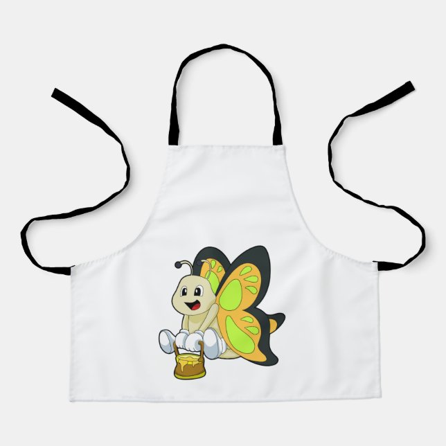 Tablier Papillon au miel (Recto)