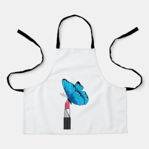 Tablier Papillon avec bâton à lèvres
