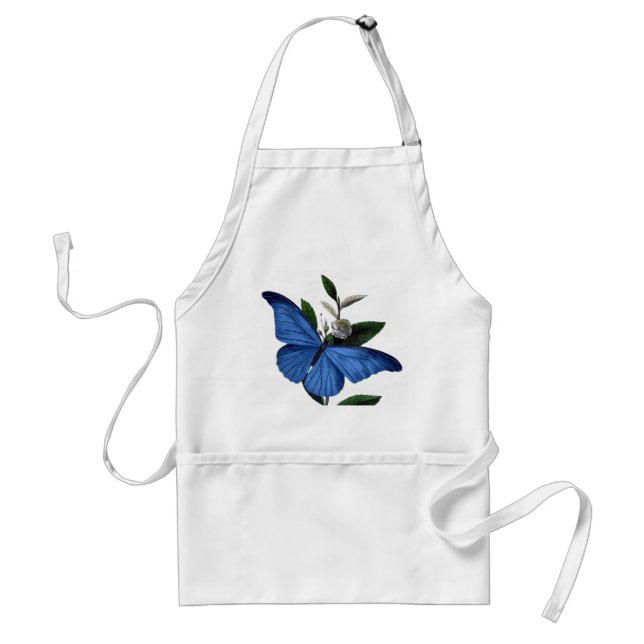 Tablier Papillon bleu (Devant)