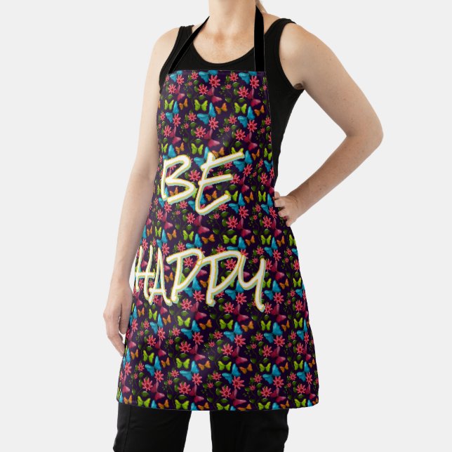 Tablier Papillon coloré personnalisé et sur mesure (Insitu)