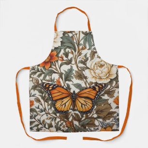 Tablier Papillon Monarque Élégant Inspiré de William Morri