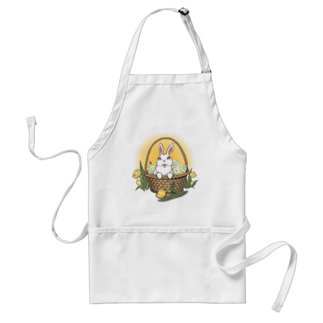 Tablier Pâques Bunny Apron Festin Aprons et Cadeaux de Pâq (Devant)