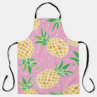 Tablier Paradis de l'ananas : Motif tropical