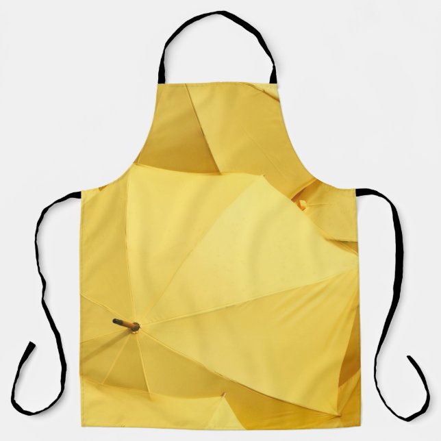 Tablier Parapluie jaune (Recto)
