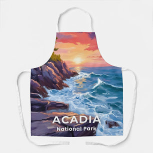 Tablier Parc national d'Acadia Otter Cliffs Maine Voyage
