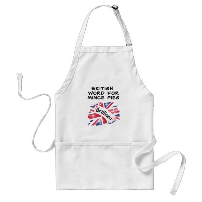 Tablier Parole britannique pour les minces tartes - BRILLI (Devant)