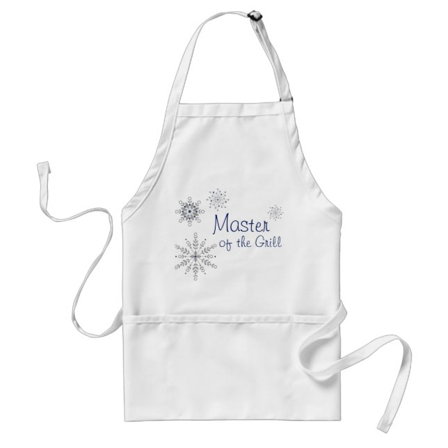 Tablier Parties scintillant Snowflakes Apron (Devant)