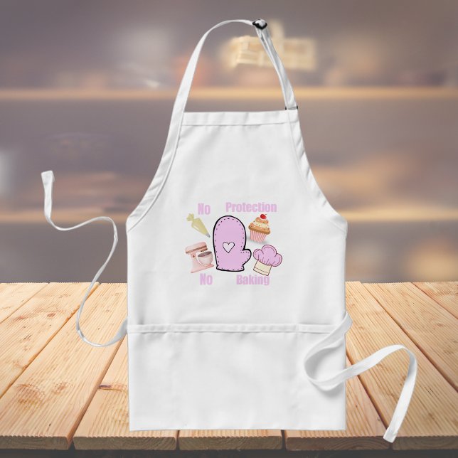 Tablier "Pas de protection Pas de cuisson" Boulangerie (Créateur téléchargé)