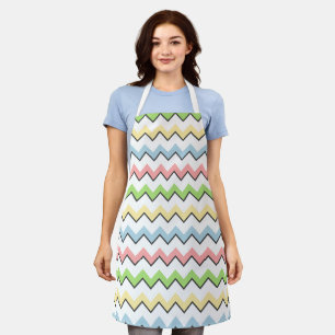 Tablier Pastel Chevron par Shirley Taylor