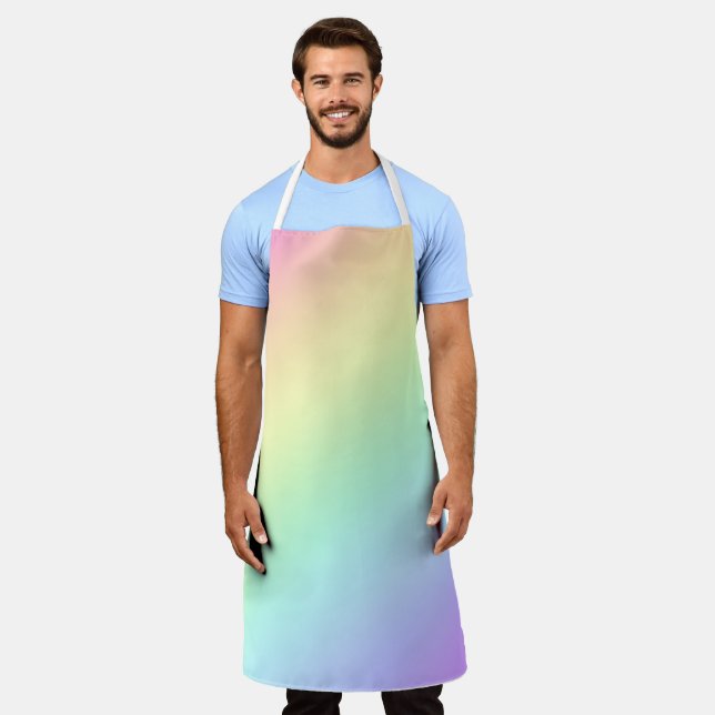Tablier Pastel Rainbow Apron (Porté)