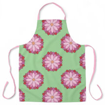 Pastel vert rose asiatique médaillon floral