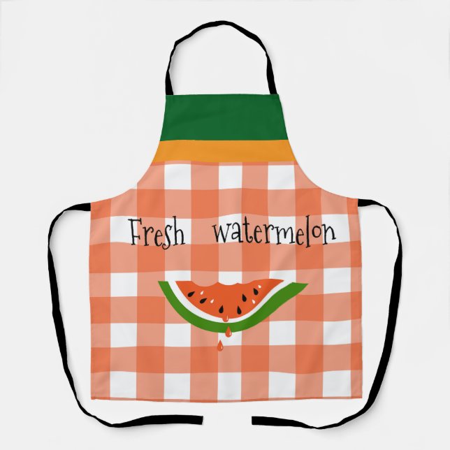 Tablier Pastère d'été de pastèque fraîche (Recto)