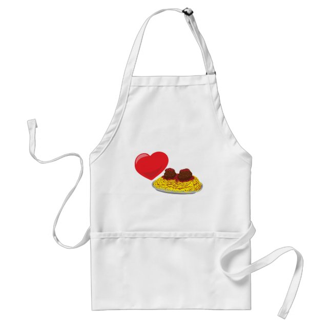 Tablier Pâtes d'amour !  Personnalisable : (Devant)