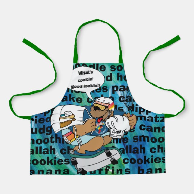 Tablier Patineur Baker Bear (Recto)