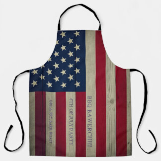 Tablier Patriotique Liberty Parade - Vintage 4 juillet USA