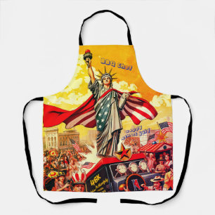 Tablier Patriotique Liberty Parade - Vintage 4 juillet USA