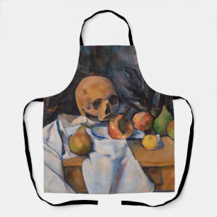 Tablier Paul Cezanne - La vie morte avec le crâne
