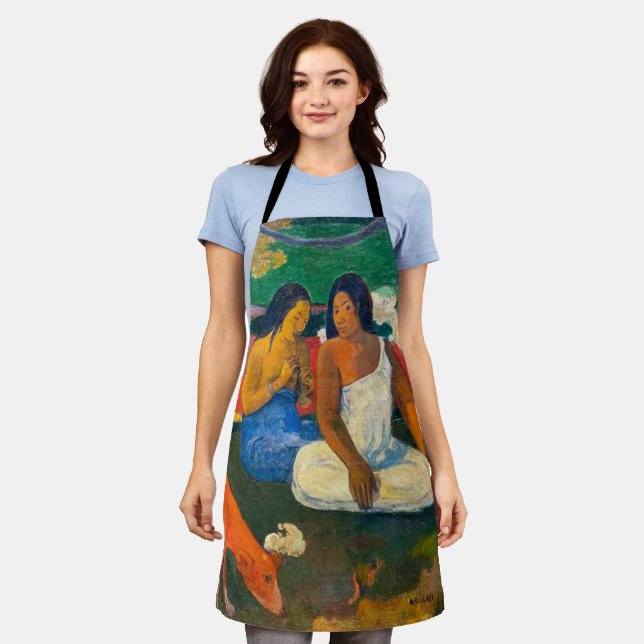 Tablier Paul Gauguin - Arearea / Le Chien Rouge (Porté)