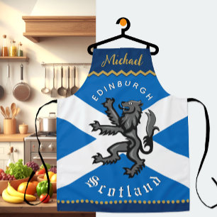 Tablier Pavillon écossais Chefs Apron, Edimbourg