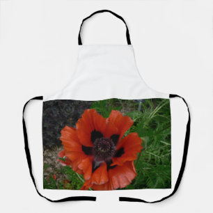 Tablier pavot d'Orient 