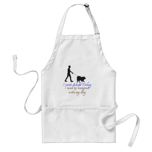 Tablier Paw-some Apron pour Amoureux de les chiens (Devant)