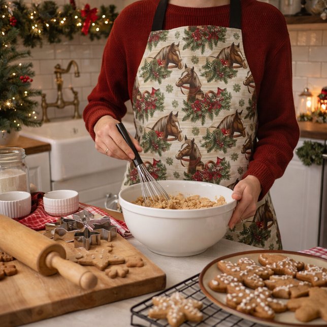 Tablier Pays Chevaux de Noël (Créateur téléchargé)