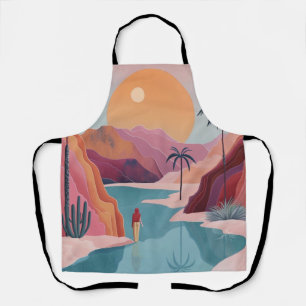 Tablier Paysage Abstrait de Boho (18)