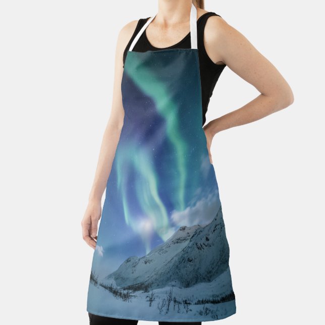 Tablier Paysage des aurores boréales (Insitu)