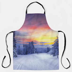 Tablier Paysage hivernal