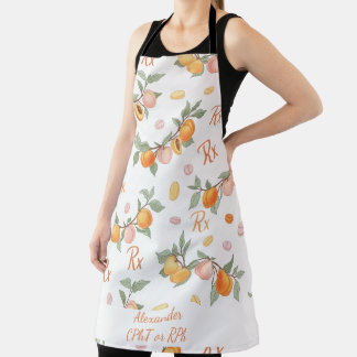 Tablier Peach et Apricot personnalisés