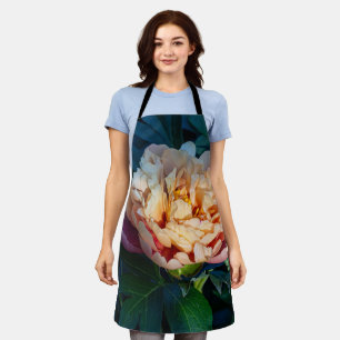 Tablier Peach Peony : Floral Fleur Fleur Fleur Délicat