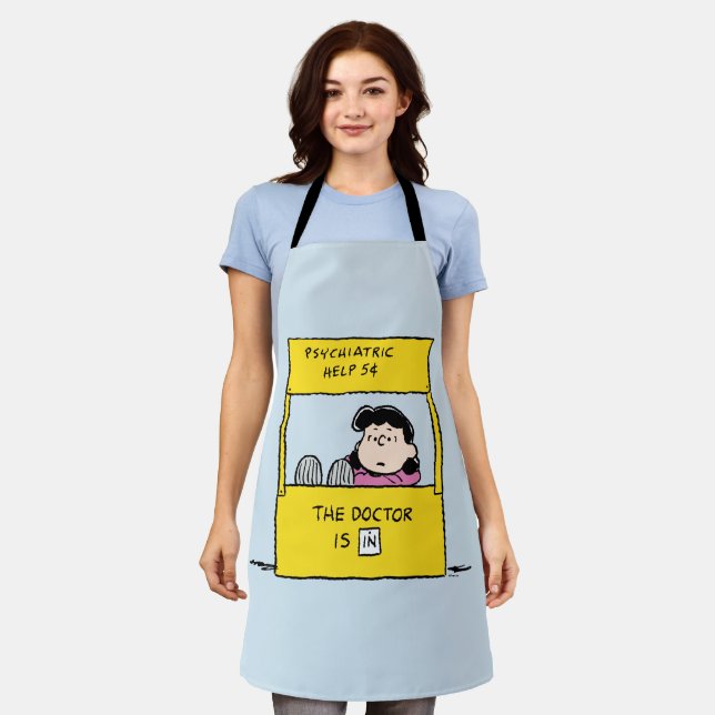Tablier Peanuts | Lucy & the Doctor Is In (Porté)