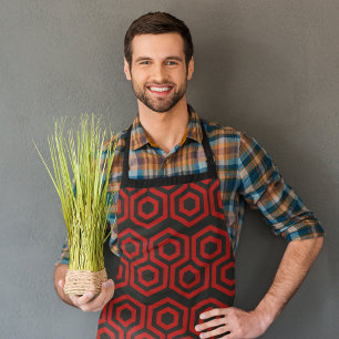 Tablier Peigne rouge