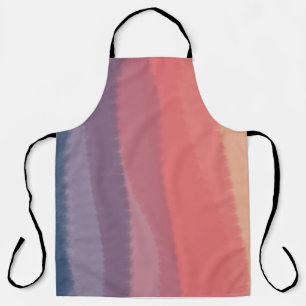 Tablier Peinture à l'aquarelle couleur Dusk tendance