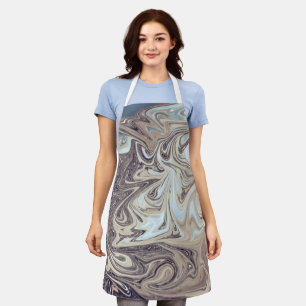 Tablier Peinture Abstraite Océan   Meilleur art abstrait m